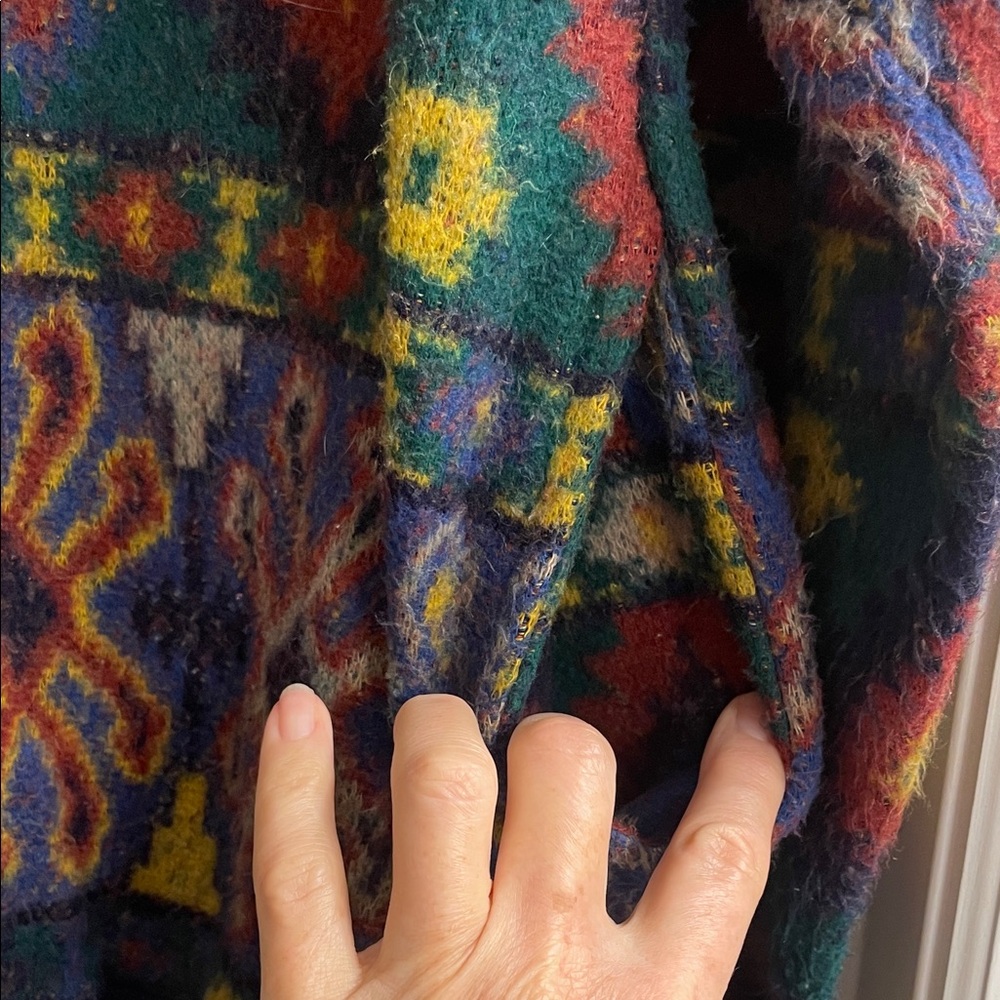 Structure Multicolor Geometric Sweater - image 8